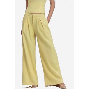 Hiccup Bandplooibroek  geel