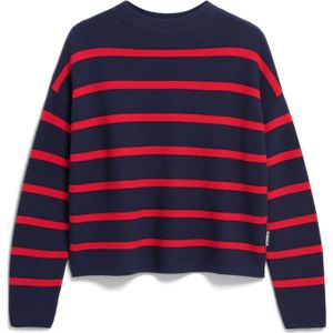 ARMEDANGELS Trui 'Merinaa'  navy / rood