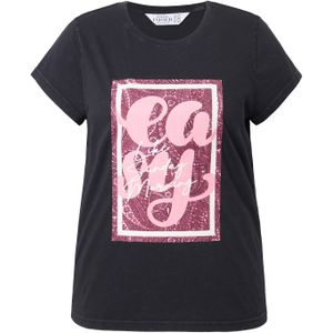 Studio Untold Shirt  pink / zwart