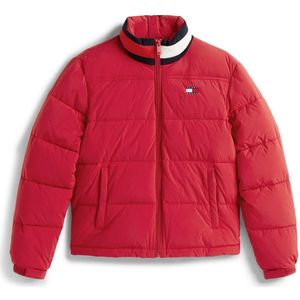 Tommy Jeans Tussenjas 'ESS'  nachtblauw / rood / wit