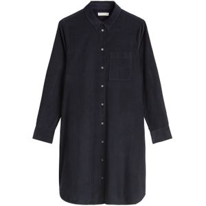 Marc O'Polo - Blousejurk - Donkerblauw - Katoen - Lange Mouw