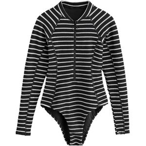 Next Badpak  zwart / wit