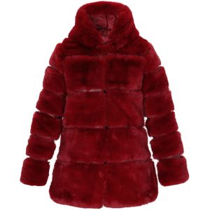 faina Winterjas  donkerrood