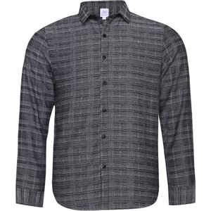 Campus Sutra Overhemd 'Temple'  grijs / wit