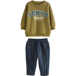 Next Set  navy / olijfgroen / mintgroen / offwhite