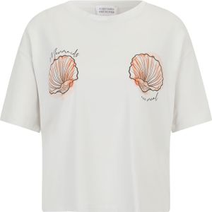 Guido Maria Kretschmer Women Shirt 'Sheila'  oranje / zwart / wit