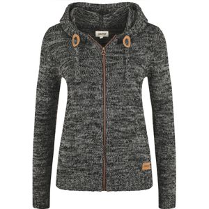 Oxmo Gebreid vest 'Philadelphia'  bruin / donkergrijs