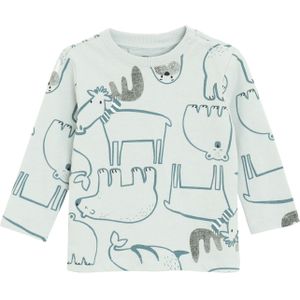 Cool Club Shirt  blauw / grijs / lichtgrijs