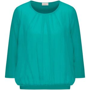 Goldner Blouse  smaragd