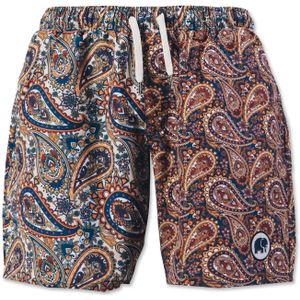 Trendsplant Zwemshorts ' PAISLEY SEAQUAL®YARN '  blauw