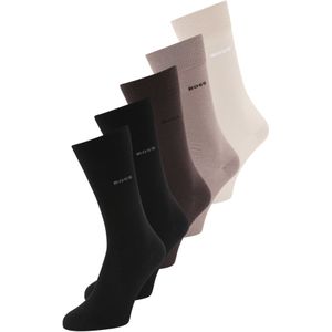 BOSS - Sokken 5P Uni Color CC - Huissokken - Klassieke Uni-kleur - 5 Paar