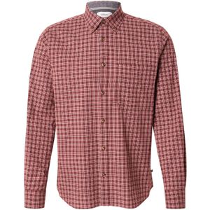 s.Oliver Overhemd  bordeaux / donkerrood / wit