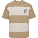 Hummel - hmlLOOSE T-shirt - Zacht Gebreid Jersey - Ruime Pasvorm - Brede Horizontale Strepen