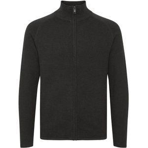 11 Project Gebreid vest 'BALIN'  antraciet