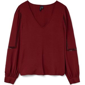 VERO MODA Blouse 'VMALVA'  roestbruin