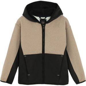 Cool Club Sweatvest  donkerbeige / zwart