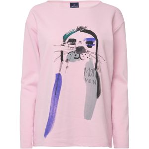 LAURASØN Sweatshirt  grijs / oudroze