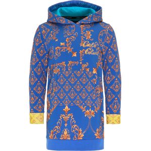 Carlo Colucci Jurk  blauw / royal blue/koningsblauw / goud