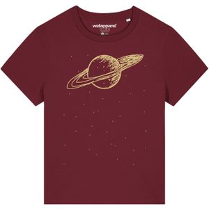 Watapparel Shirt ' Saturn '  geel / bordeaux