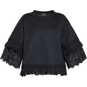 faina Sweatshirt  zwart