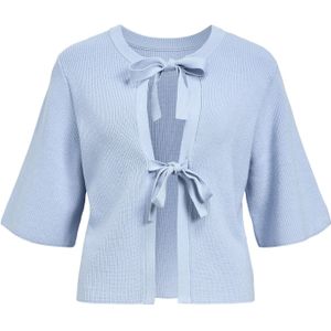 OBJECT Gebreid vest 'OBJULLA'  lichtblauw
