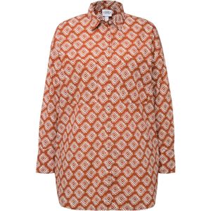 Studio Untold Blouse  beige / oranje / rood