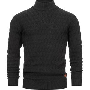 INDICODE JEANS Trui 'Alpha'  zwart