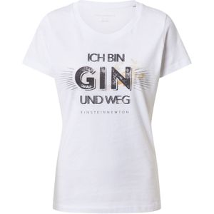 EINSTEIN & NEWTON Shirt 'Gin Weg'  goud / zwart / offwhite