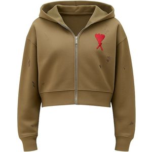 PCFG Sweatshirt 'Destroyed'  olijfgroen