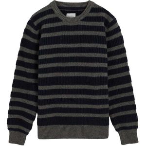 Scalpers Trui  navy / donkergrijs