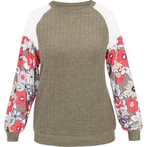 Gaya Shirt 'Fashion Look'  kaki / donkerlila / rood / wit