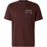 Calvin Klein Jeans Shirt '30S'  lichtblauw / donkerbruin