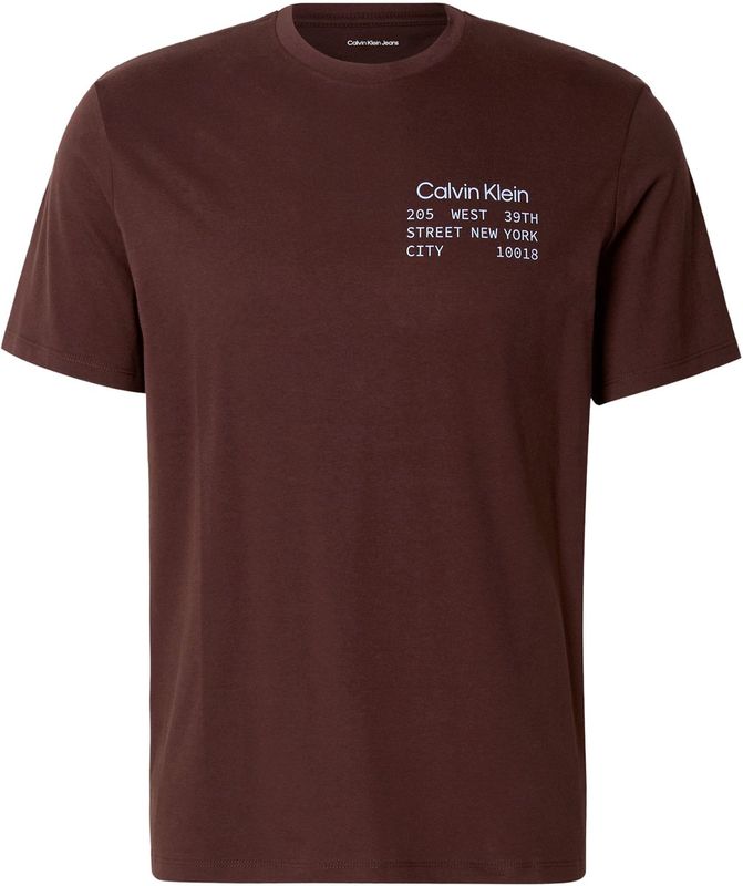 Calvin Klein Jeans Shirt '30S'  lichtblauw / donkerbruin