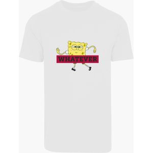F4NT4STIC Shirt 'Spongebob'  wit