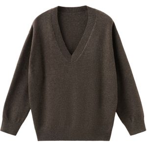 MANGO Trui 'FESTO'  chocoladebruin