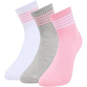 Bruno Banani Sokken 'Dominguez'  grijs / rosa / wit