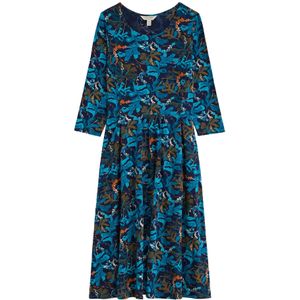 Seasalt Cornwall Jurk 'April'  blauw / donkerblauw / bruin / oranje