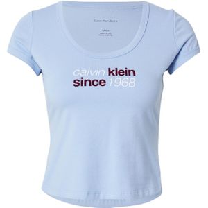 Calvin Klein Jeans Shirt  lichtblauw / wijnrood / wit