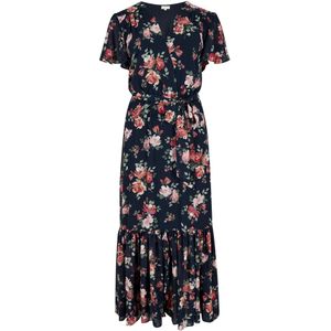 Apricot Jurk  navy / groen / rosa / rood