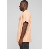 Karl Kani Shirt  abrikoos / wit