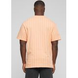 Karl Kani Shirt  abrikoos / wit