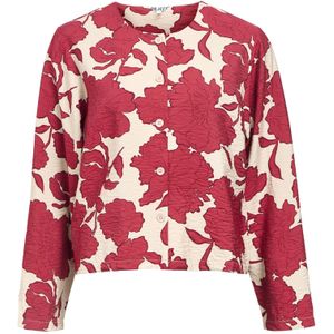 Object - Blouse - Humus/Karanda Rood - 88% Viscose Lenzing Ecovero