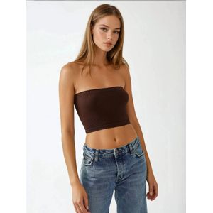 Hiccup Top  chocoladebruin