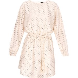 DreiMaster Klassik Jurk  ecru / zwart