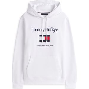 TOMMY HILFIGER Sweatvest  navy / rood / wit