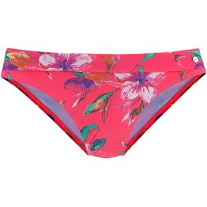 Lascana - MALIA - Bikinibroekje - Rood gedessineerd - Tropische Print