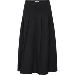 JDY - Midi Rok - Geplooid Detail - High Waist