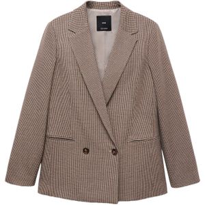 MANGO Blazers 'CHARLOTT'  bruin / bordeaux / zwart