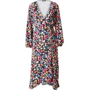 Wallis Jurk  blauw / oranje / pink / zwart