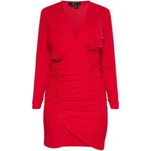 faina Cocktailjurk  rood